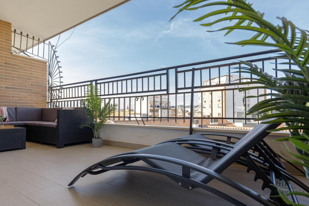 Living4Malaga Theatre Square Terrace Apartment Bagian luar foto